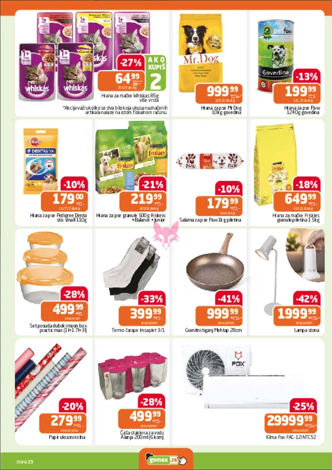 Gomex katalog AKCIJE IZ ŠEŠIRA 17.12.2025-6.1.2026.