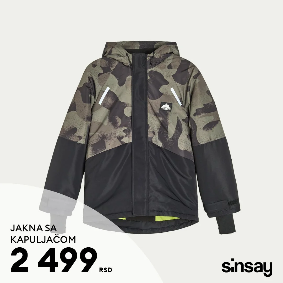 Sinsay dečija zimska odeća – decembar 2025.