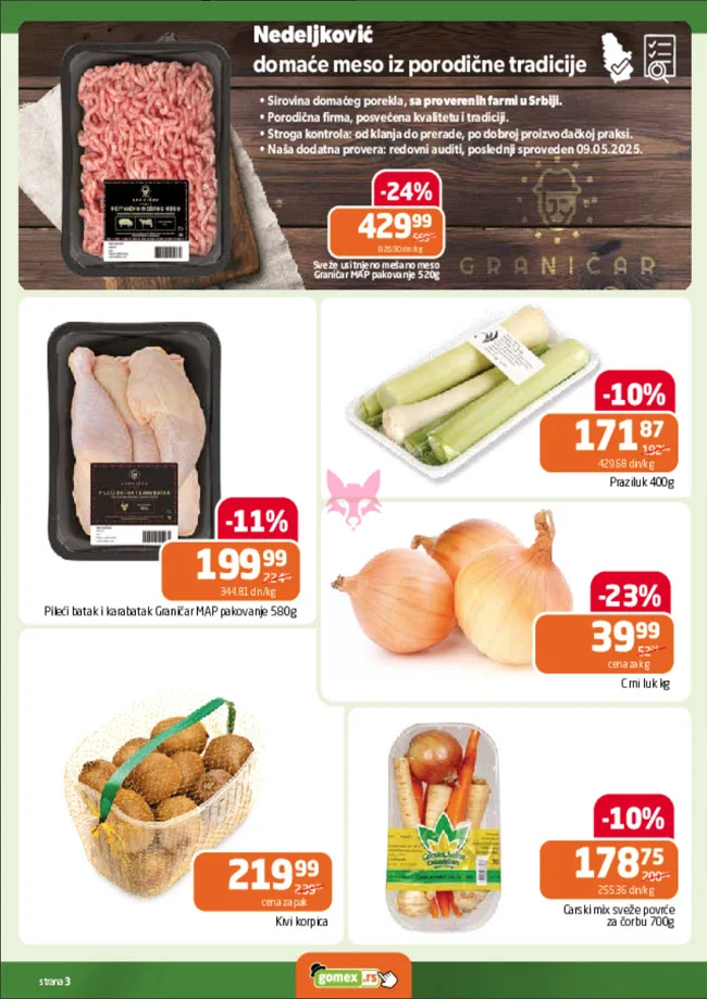 Gomex katalog AKCIJE IZ ŠEŠIRA 17.12.2025-6.1.2026.