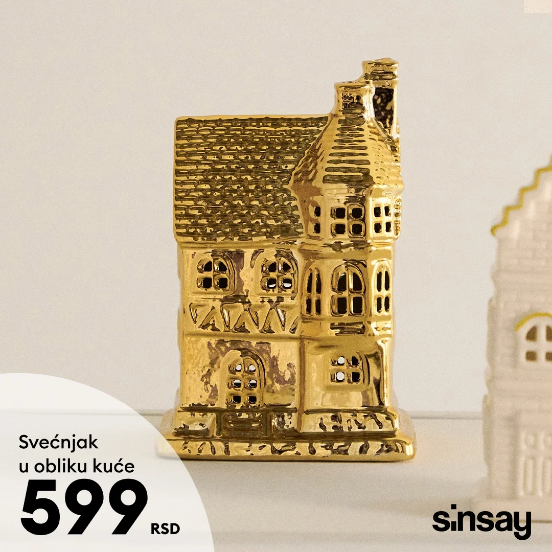 Sinsay praznične dekoracije za dom – decembar 2025.