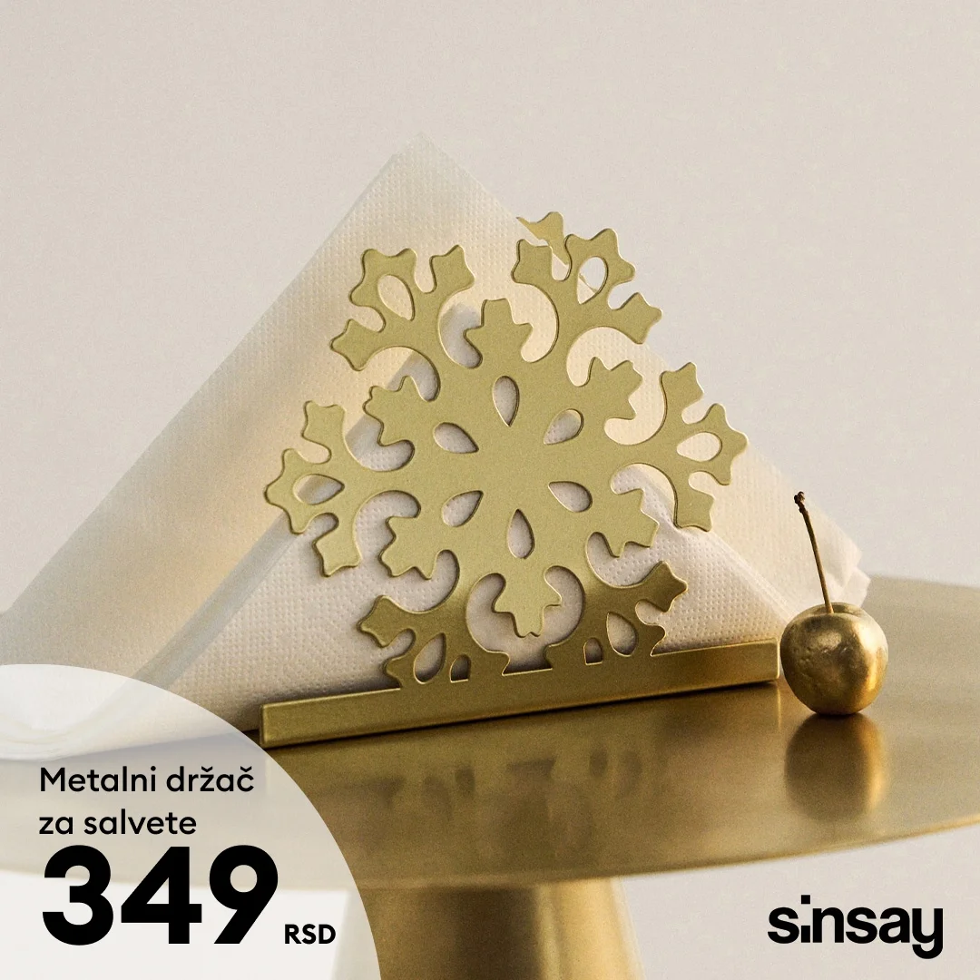 Sinsay praznične dekoracije za dom – decembar 2025.