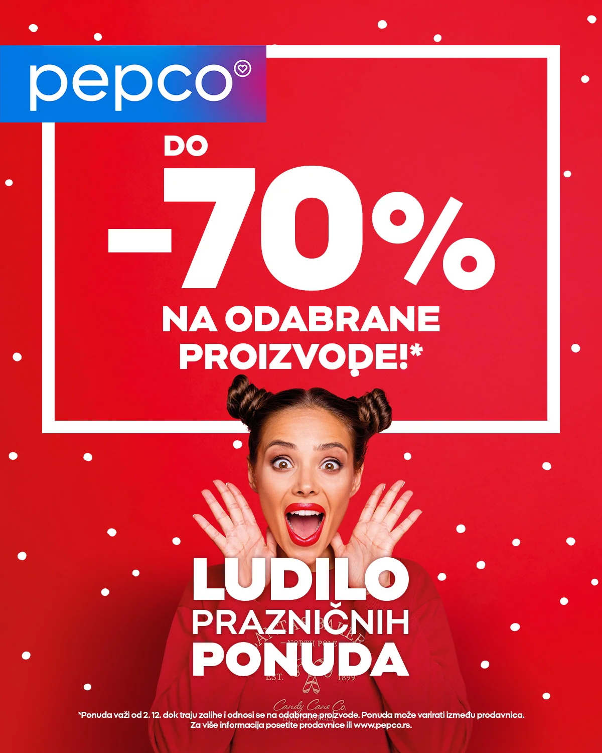 Pepco SNIŽENJE do 70% od 2.12.2025. do isteka zaliha