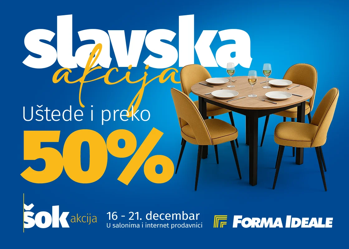 Forma Ideale SLAVSKA AKCIJA 16-21.12.2025.