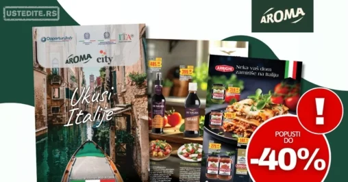 Aroma katalog UKUSI ITALIJE 26.12.2025-15.1.2026.