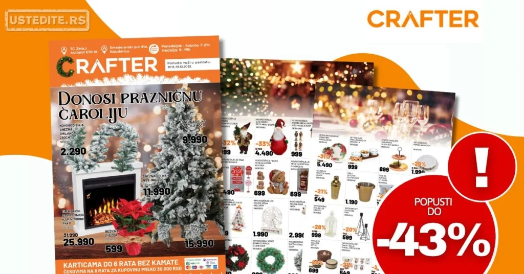 Crafter katalog PRAZNIČNA ČAROLIJA 19.11-19.12.2025.