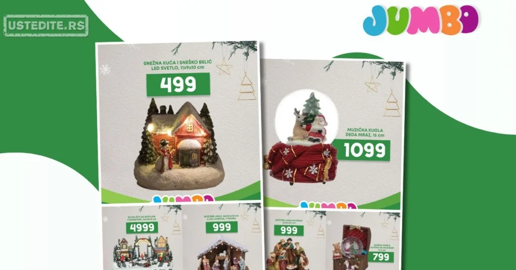 Jumbo praznična dekoracija i pokloni – decembar 2025.