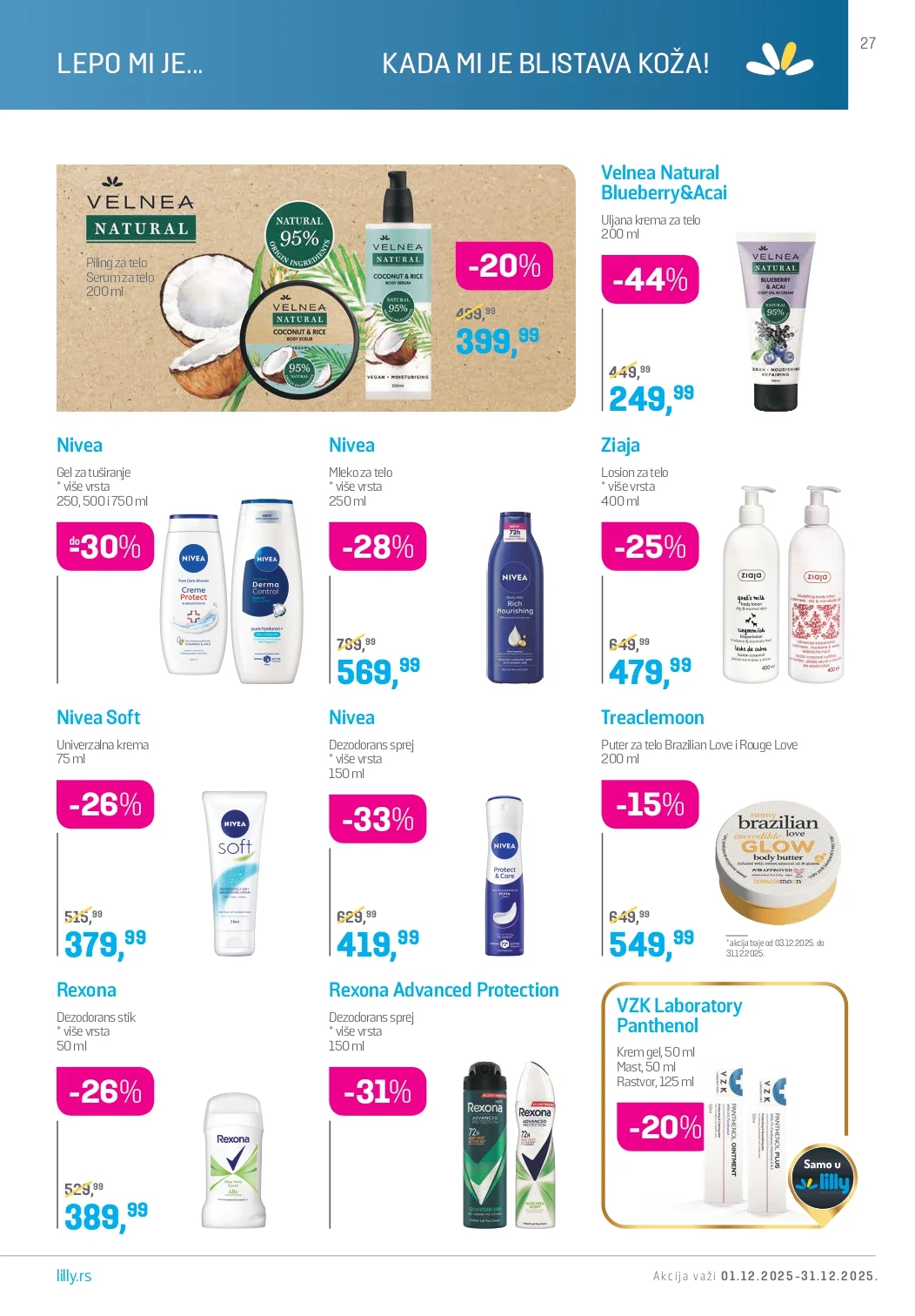 Lilly katalog DECEMBAR 2025.