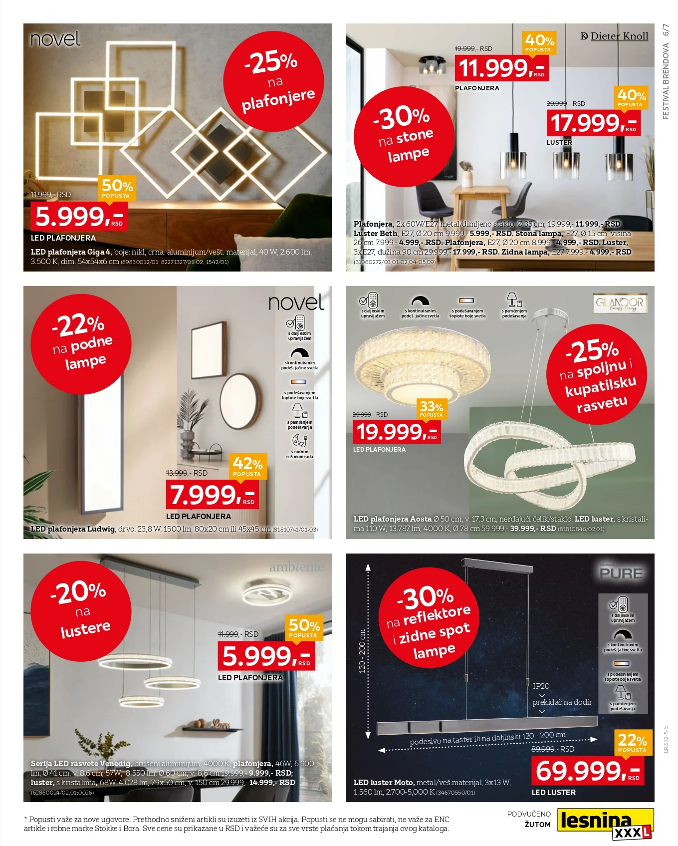 Lesnina XXXL katalog FESTIVAL BRENDOVA 1-31.12.2025.