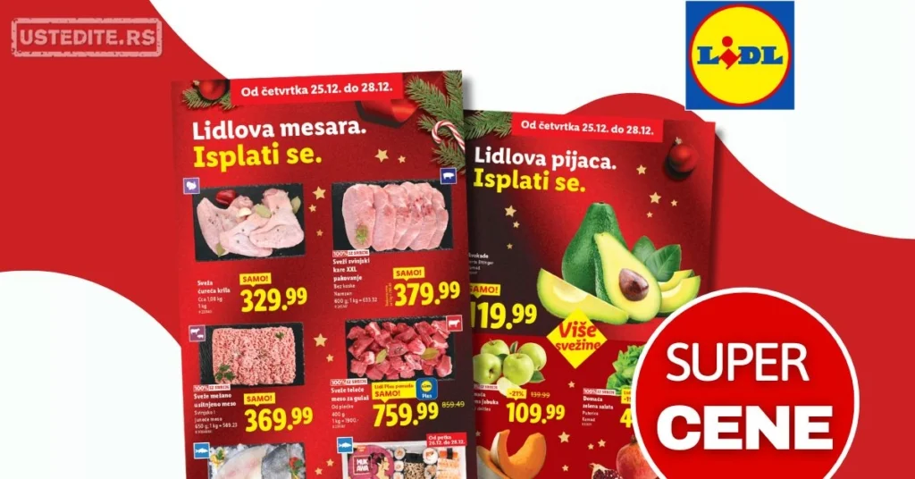 Lidl SVEŽA AKCIJA 25-28.12.2025.