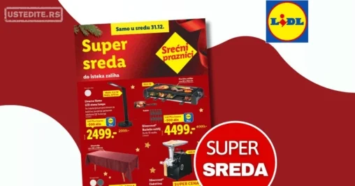 Lidl CENA DANA – SUPER SREDA 31.12.2025.