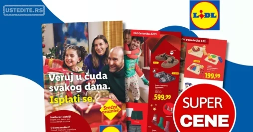 Lidl katalog praznična dekoracija i igračke – popusti od 27.11.2025