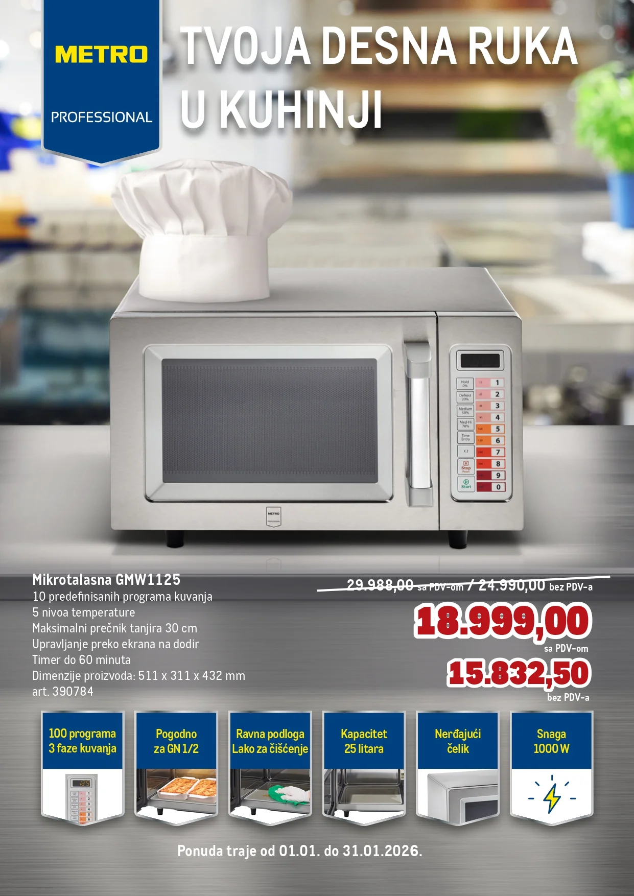 Metro akcija MIKROTALASNA 1-31.1.2026.
