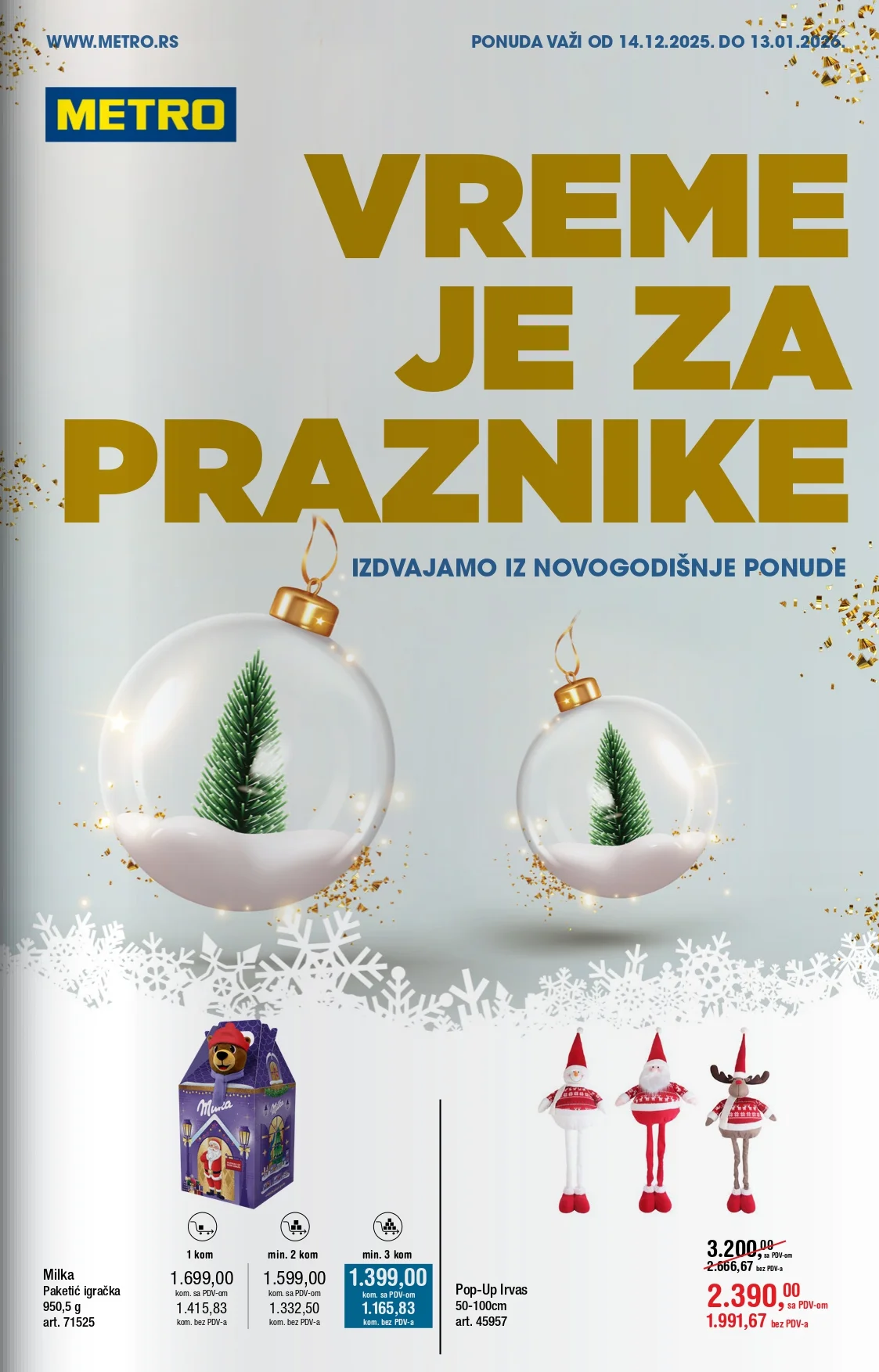 Metro katalog NOVOGODIŠNJA PONUDA 14.12.2025-13.1.2026.