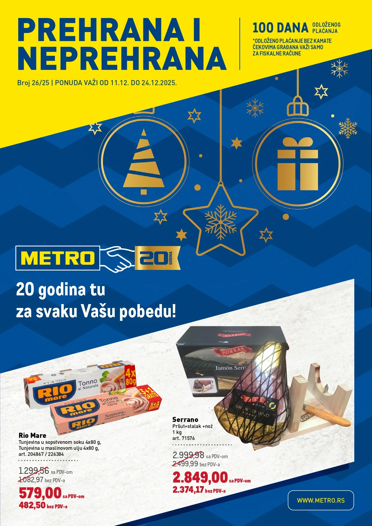 Metro katalog PREHRANA/NEPREHRANA 11-24.12.2025.