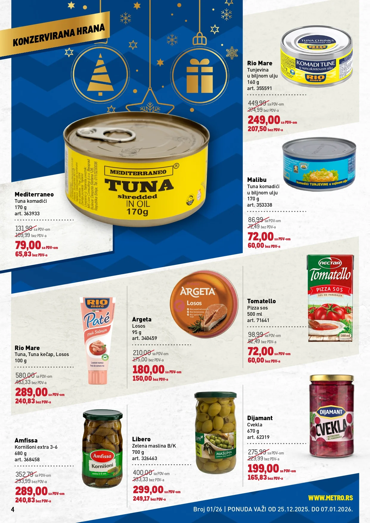 Metro katalog PREHRANA/NEPREHRANA 25.12.2025-7.1.2026.