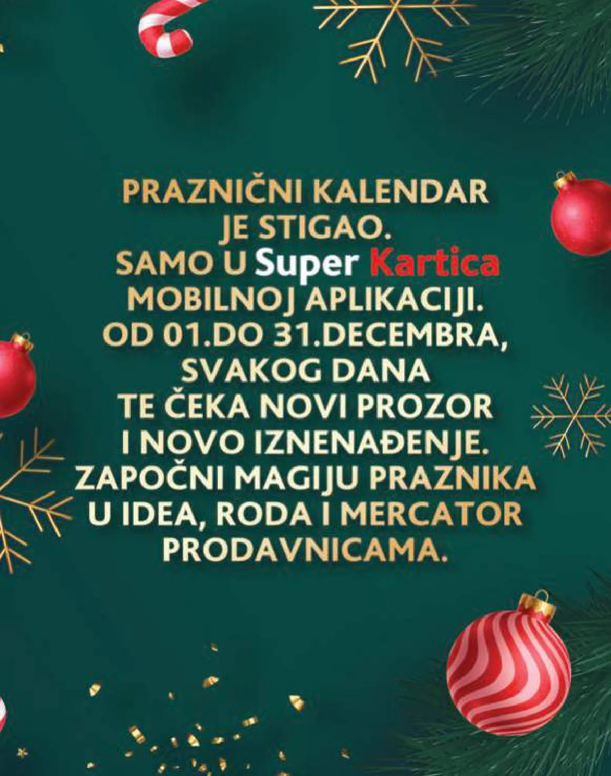 Roda & Idea katalog – praznična akcija i ponude 11.12.2025-6.1.2026.