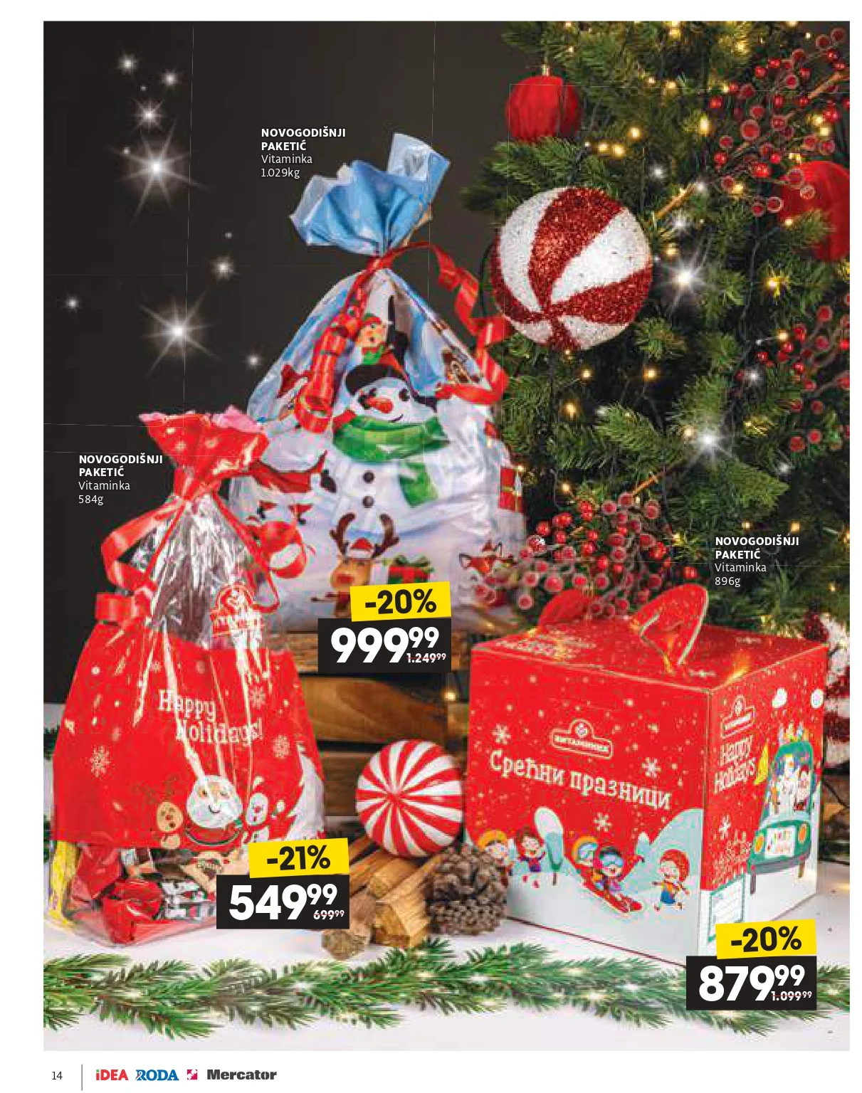 Roda & Idea katalog – praznična akcija i ponude 11.12.2025-6.1.2026.