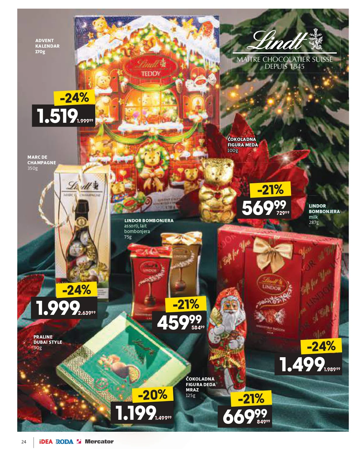 Roda & Idea katalog – praznična akcija i ponude 11.12.2025-6.1.2026.