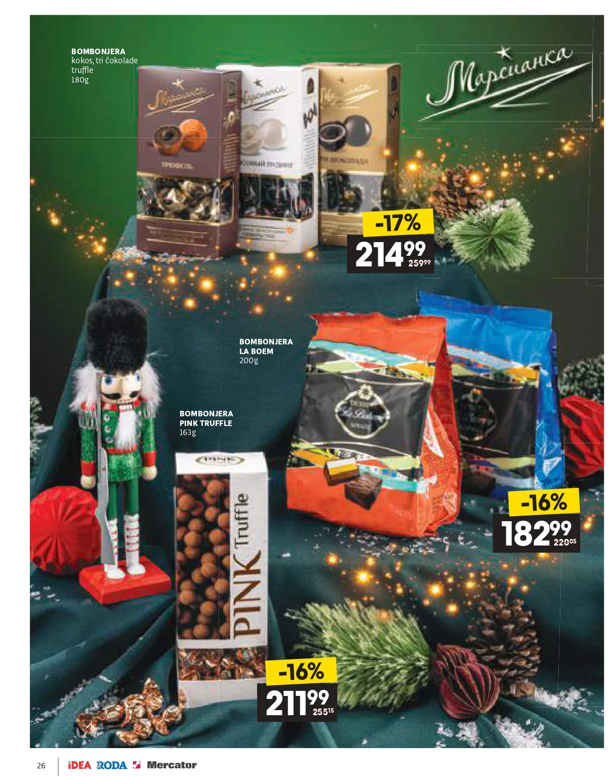 Roda & Idea katalog – praznična akcija i ponude 11.12.2025-6.1.2026.