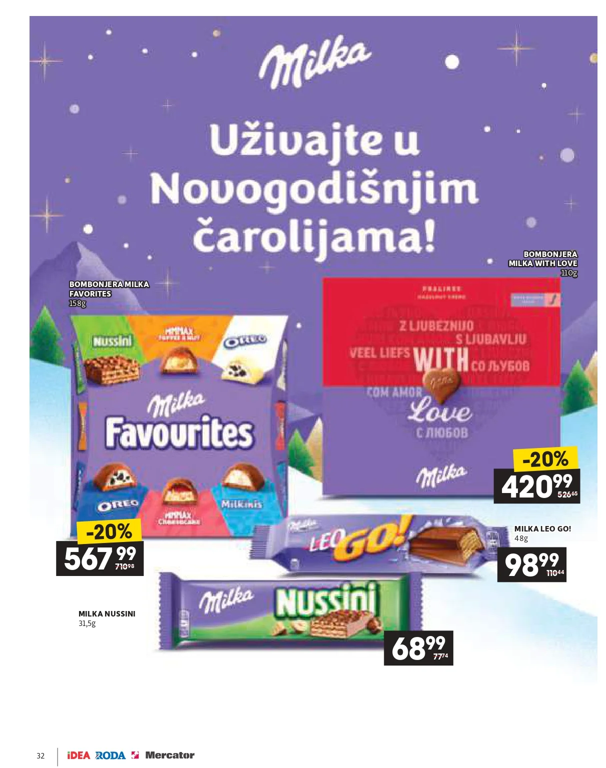 Roda & Idea katalog – praznična akcija i ponude 11.12.2025-6.1.2026.