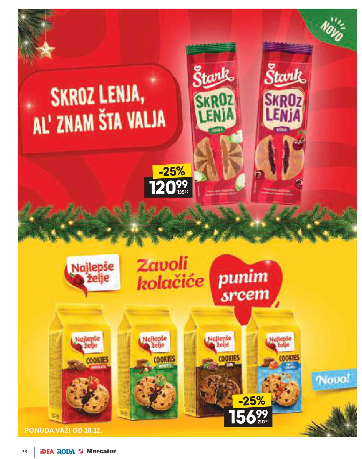 Roda & Idea katalog – praznična akcija i ponude 11.12.2025-6.1.2026.