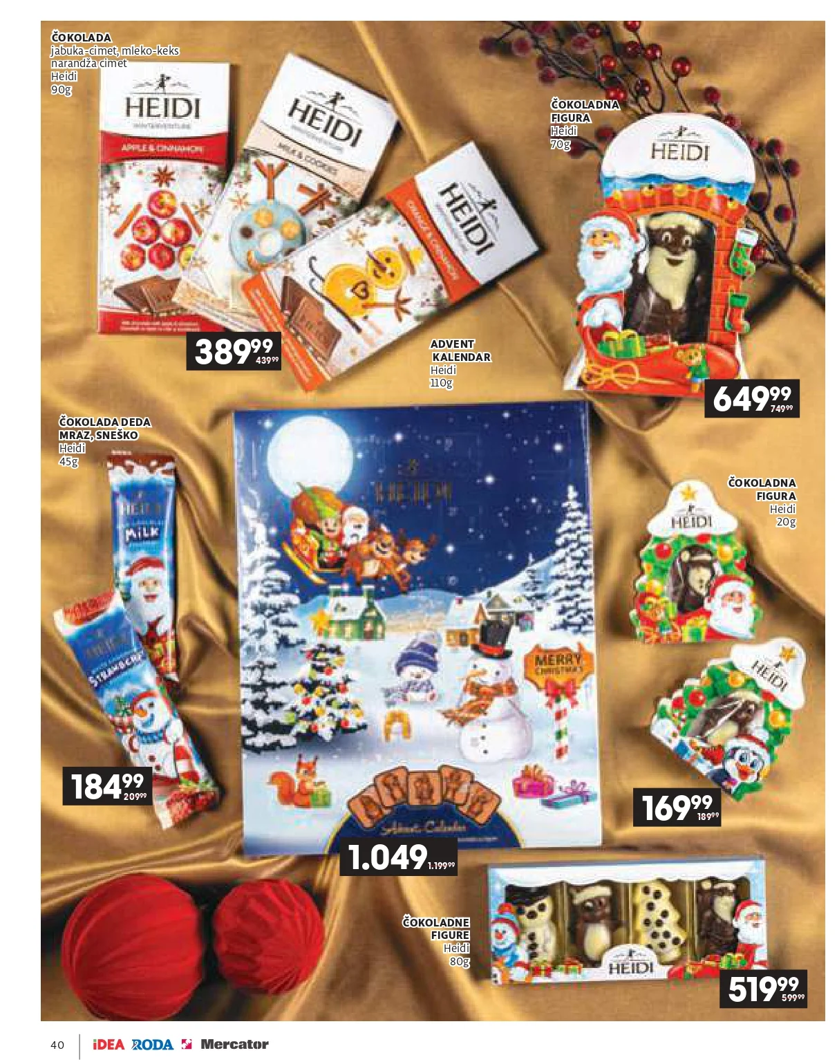 Roda & Idea katalog – praznična akcija i ponude 11.12.2025-6.1.2026.