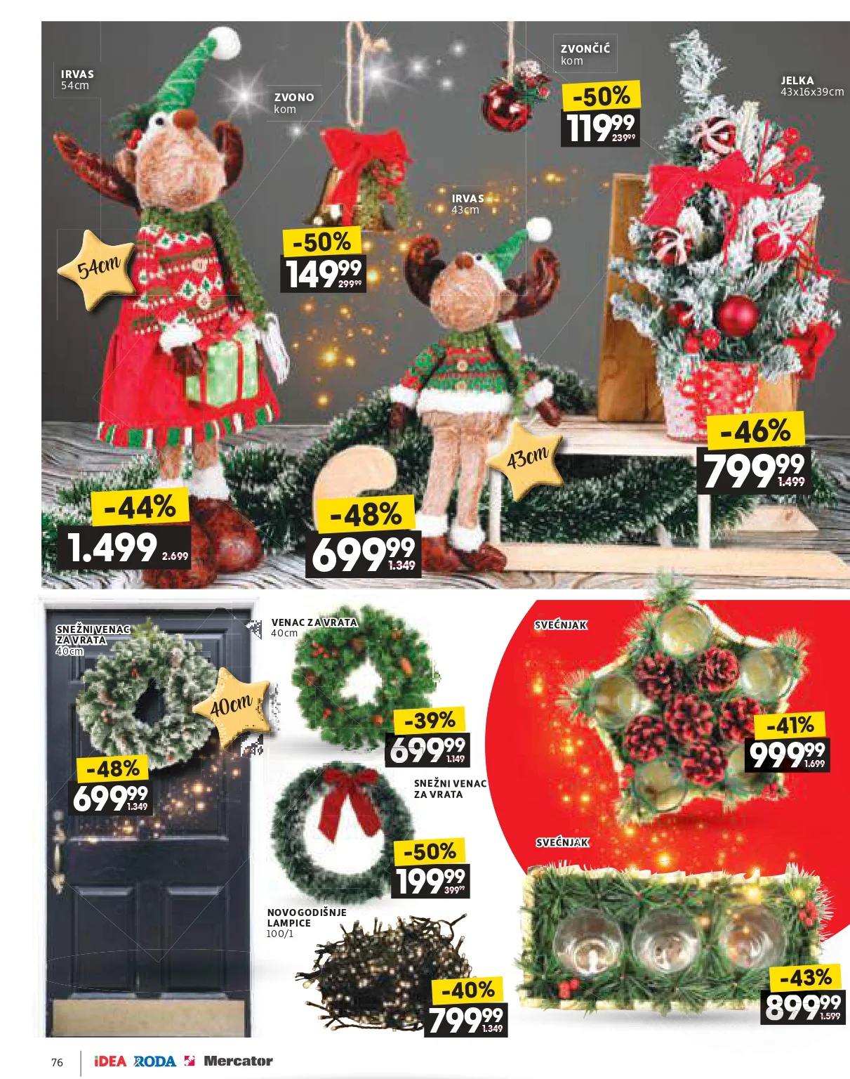 Roda & Idea katalog – praznična akcija i ponude 11.12.2025-6.1.2026.