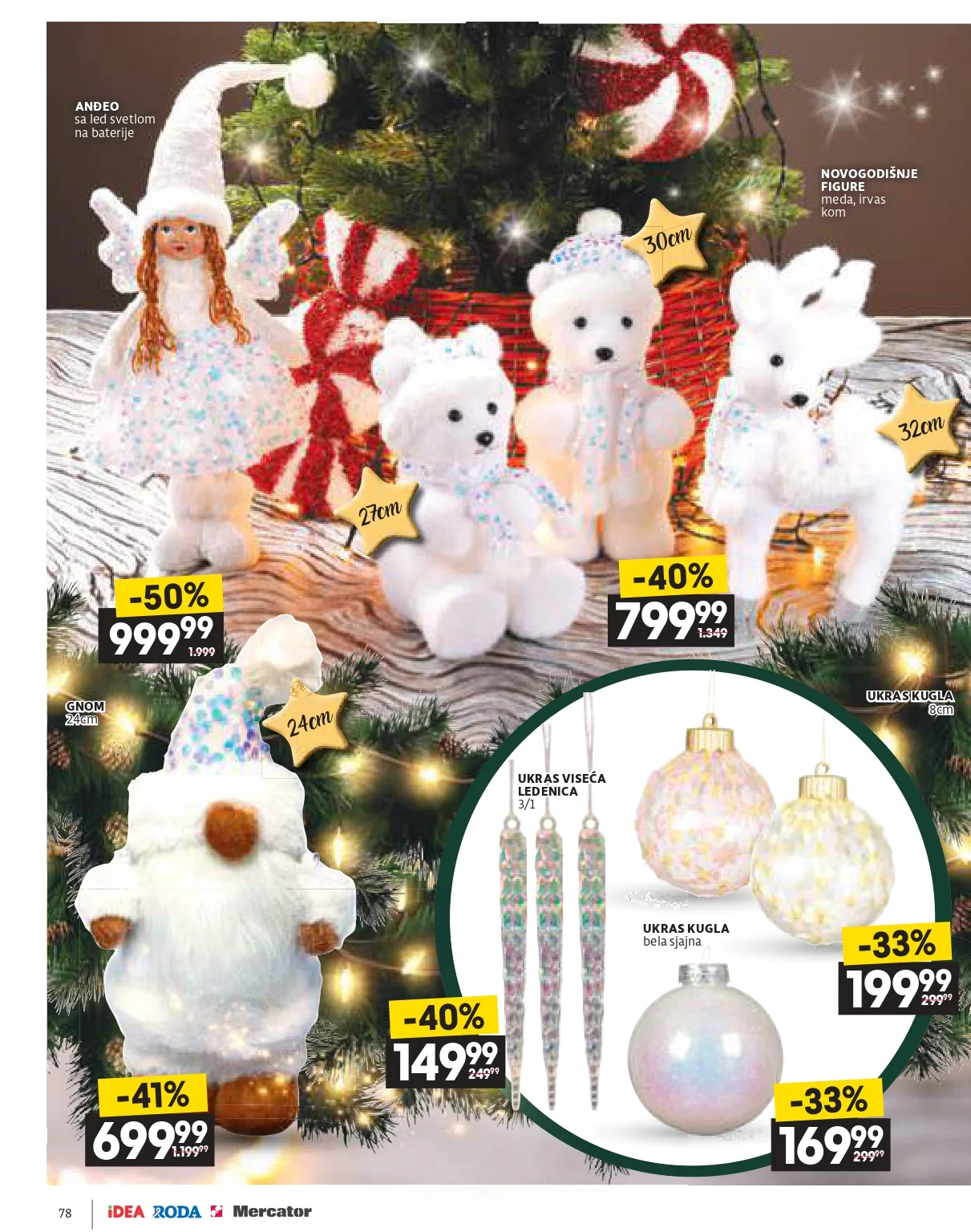 Roda & Idea katalog – praznična akcija i ponude 11.12.2025-6.1.2026.