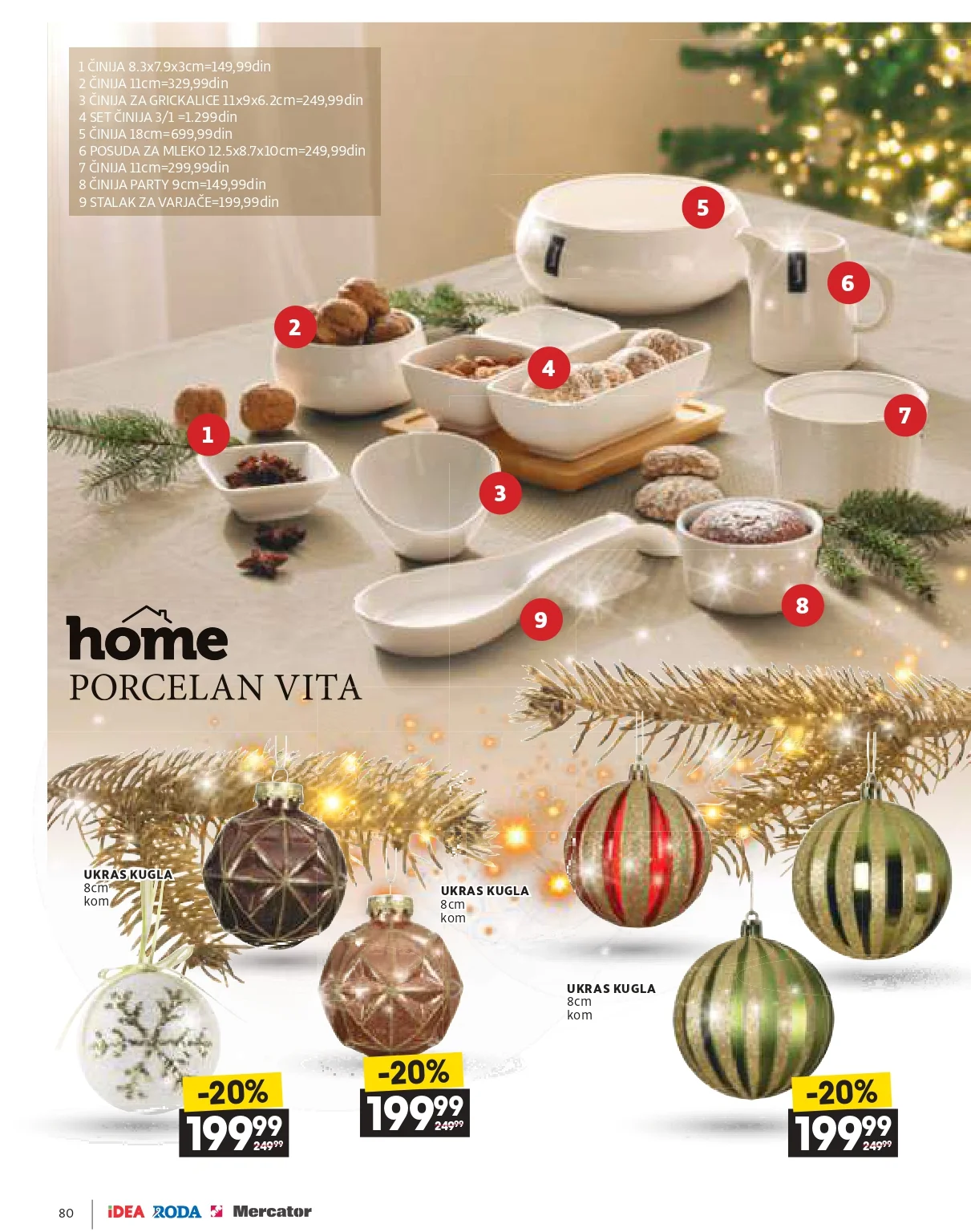 Roda & Idea katalog – praznična akcija i ponude 11.12.2025-6.1.2026.