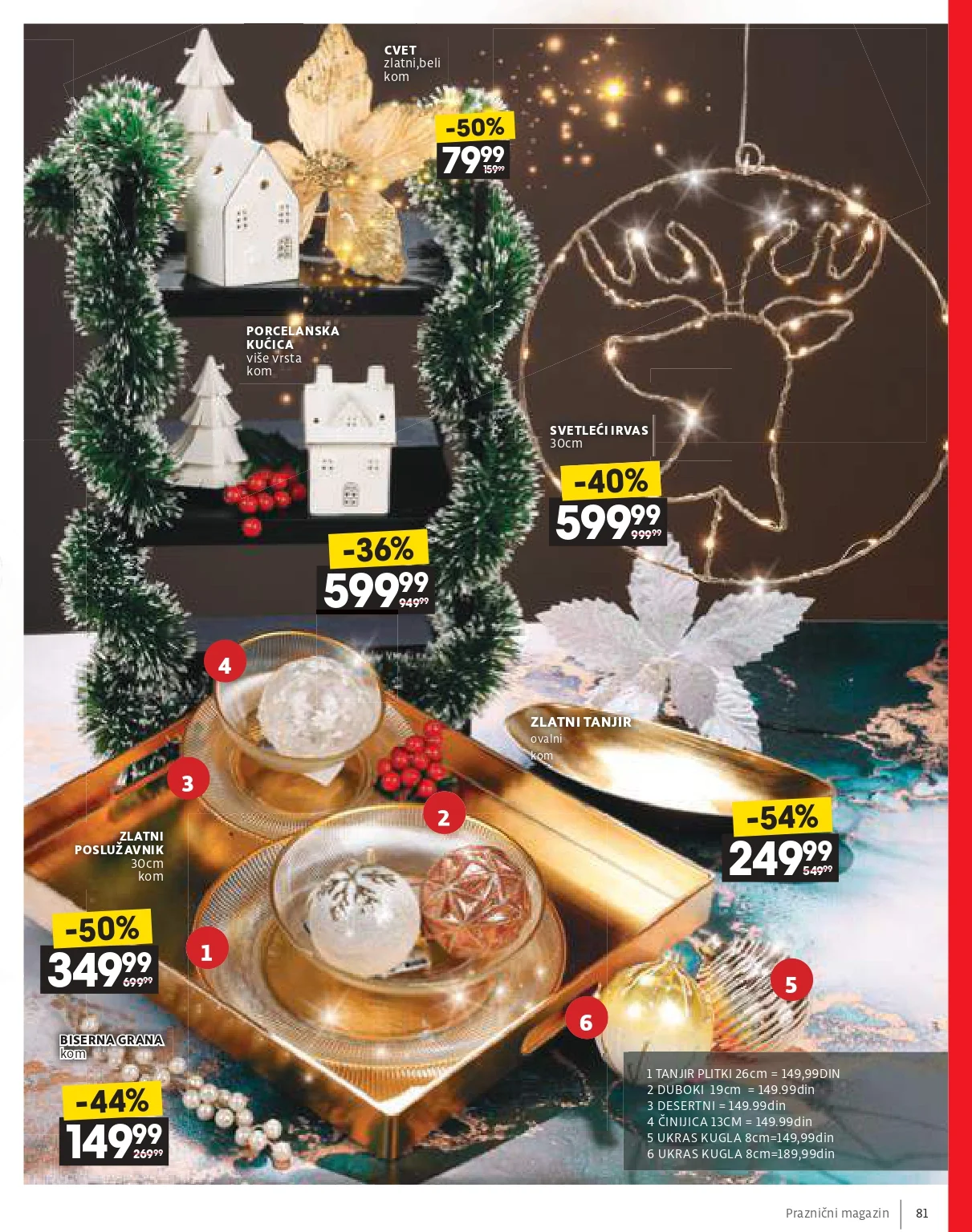 Roda & Idea katalog – praznična akcija i ponude 11.12.2025-6.1.2026.