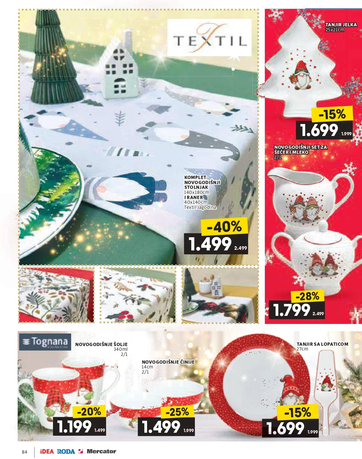 Roda & Idea katalog – praznična akcija i ponude 11.12.2025-6.1.2026.