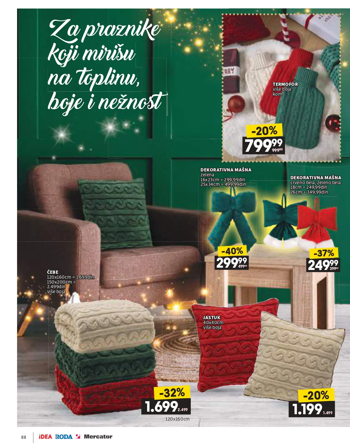 Roda & Idea katalog – praznična akcija i ponude 11.12.2025-6.1.2026.