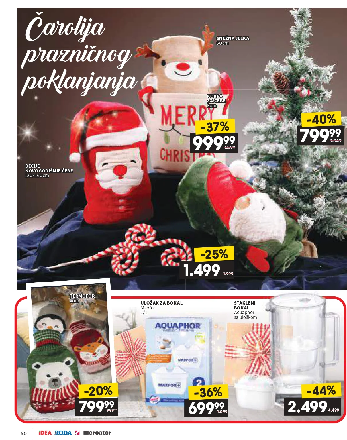 Roda & Idea katalog – praznična akcija i ponude 11.12.2025-6.1.2026.