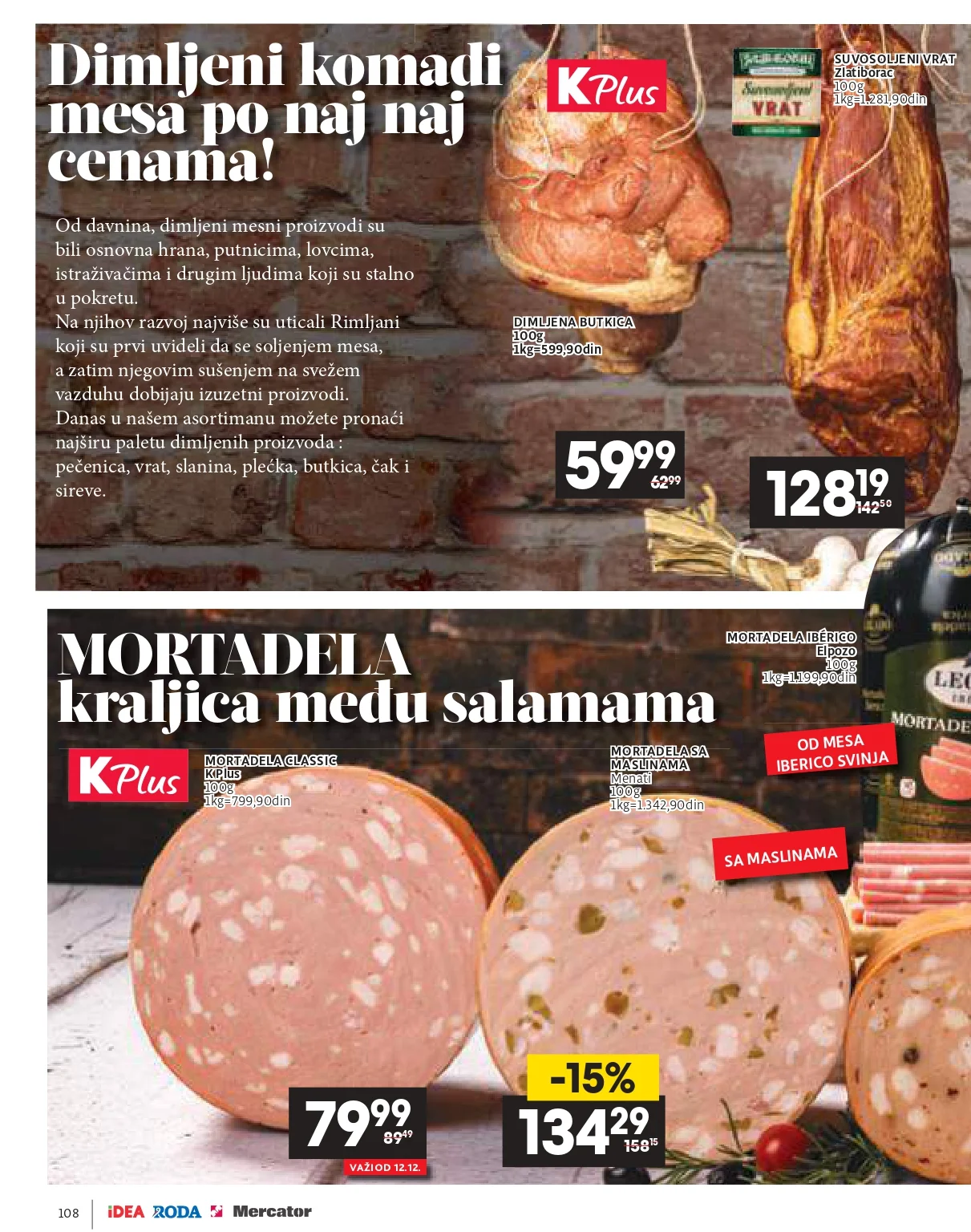Roda & Idea katalog – praznična akcija i ponude 11.12.2025-6.1.2026.