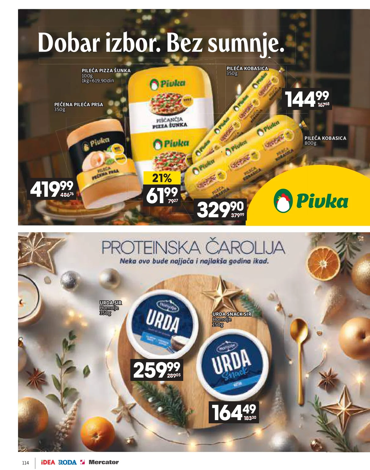 Roda & Idea katalog – praznična akcija i ponude 11.12.2025-6.1.2026.