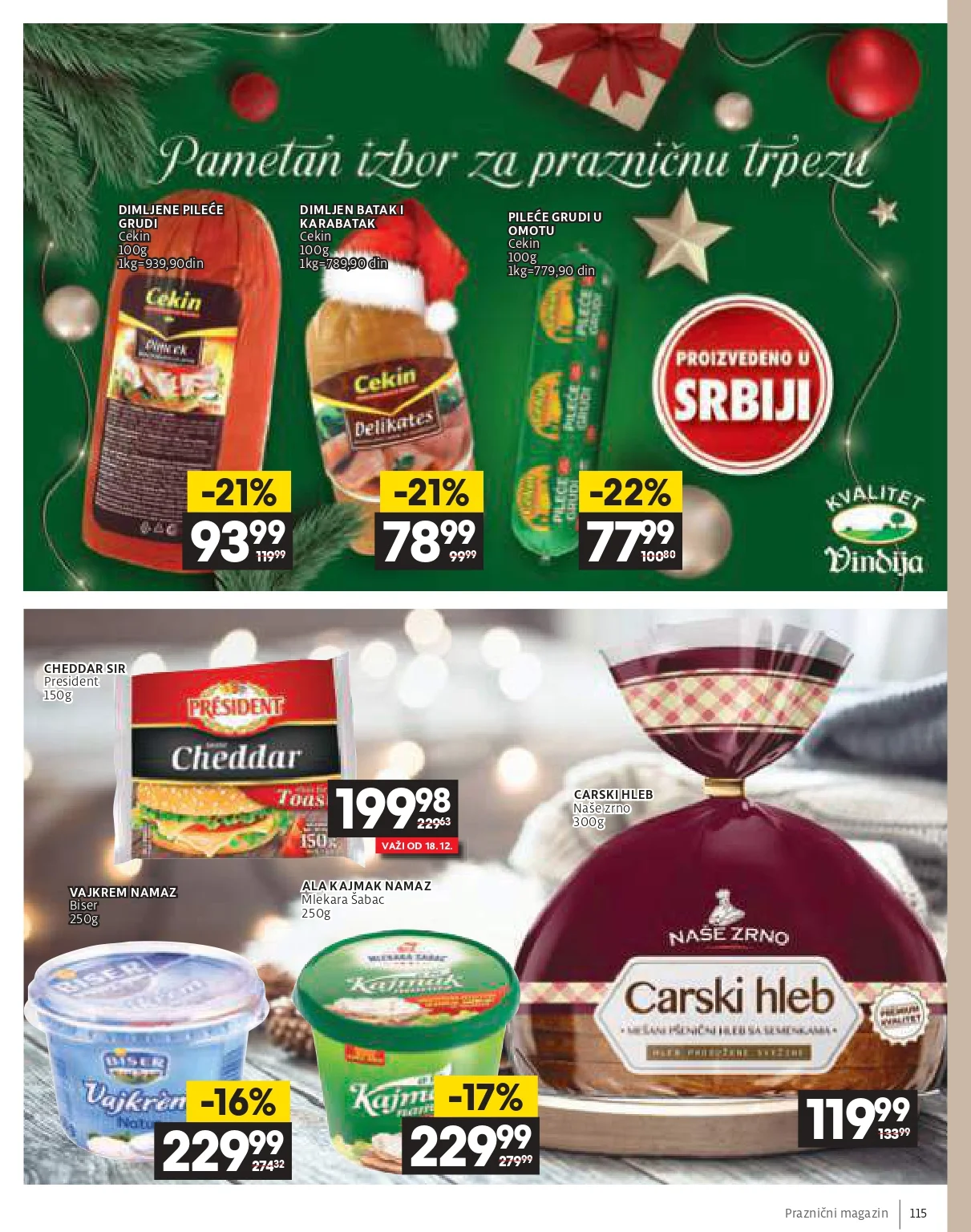 Roda & Idea katalog – praznična akcija i ponude 11.12.2025-6.1.2026.