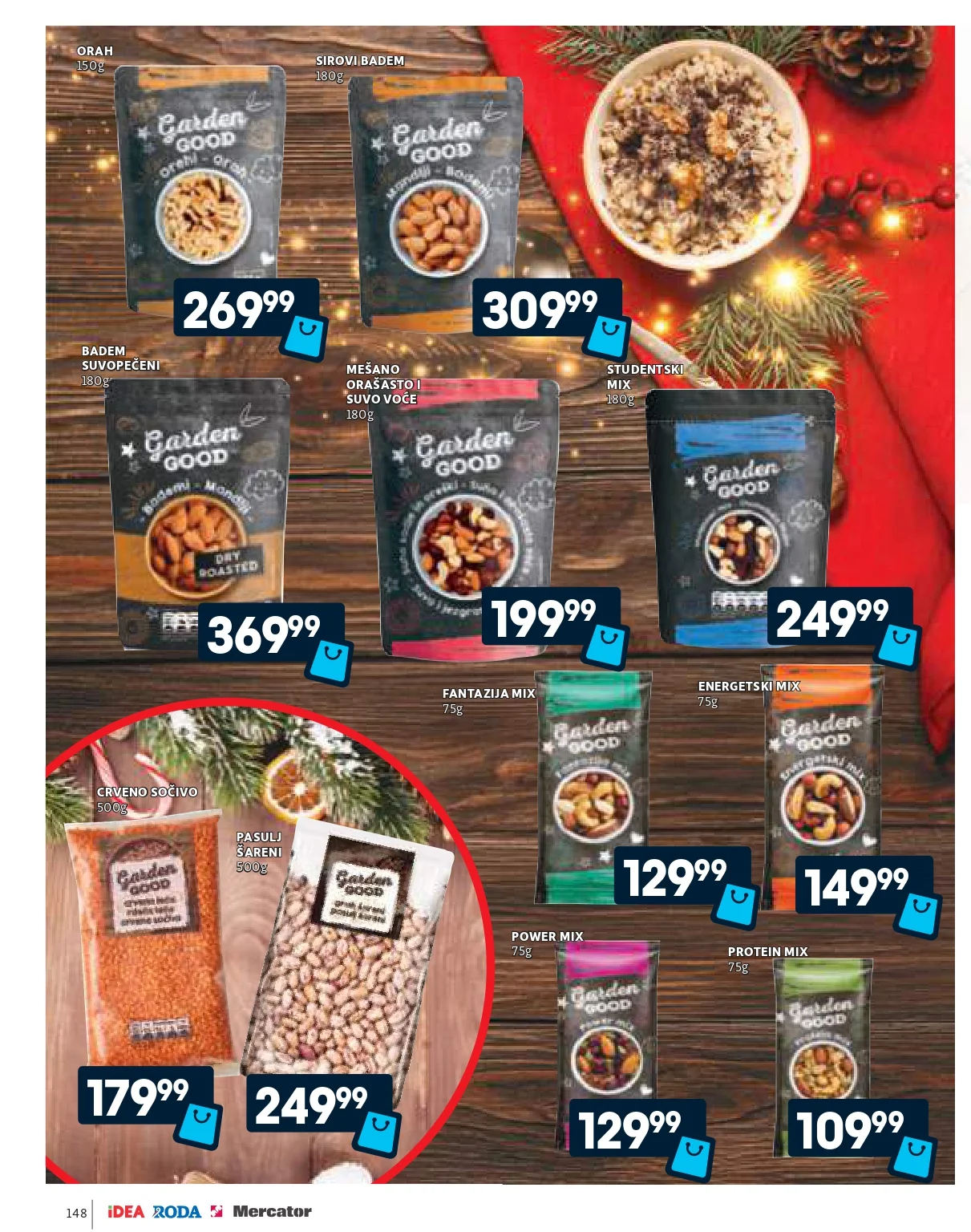 Roda & Idea katalog – praznična akcija i ponude 11.12.2025-6.1.2026.