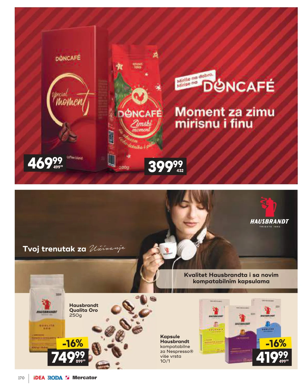 Roda & Idea katalog – praznična akcija i ponude 11.12.2025-6.1.2026.