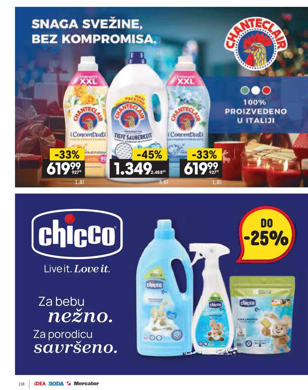 Roda & Idea katalog – praznična akcija i ponude 11.12.2025-6.1.2026.