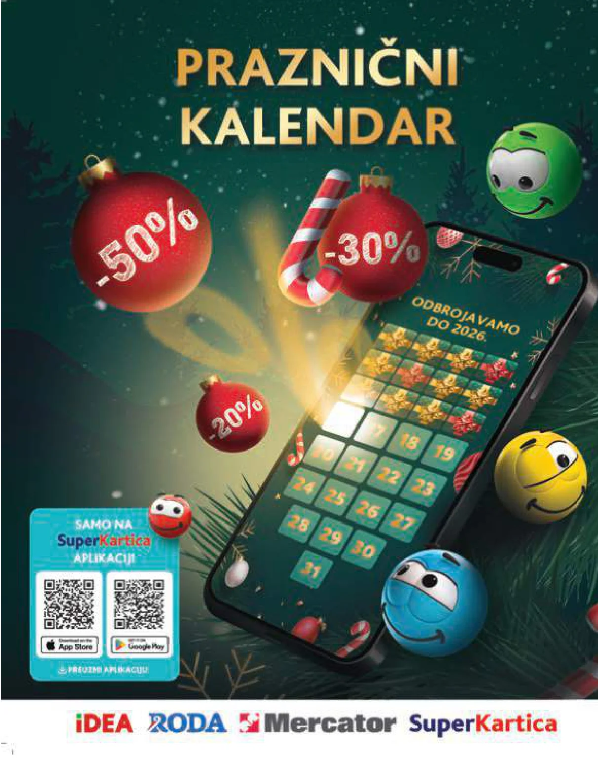 Roda & Idea katalog – praznična akcija i ponude 11.12.2025-6.1.2026.