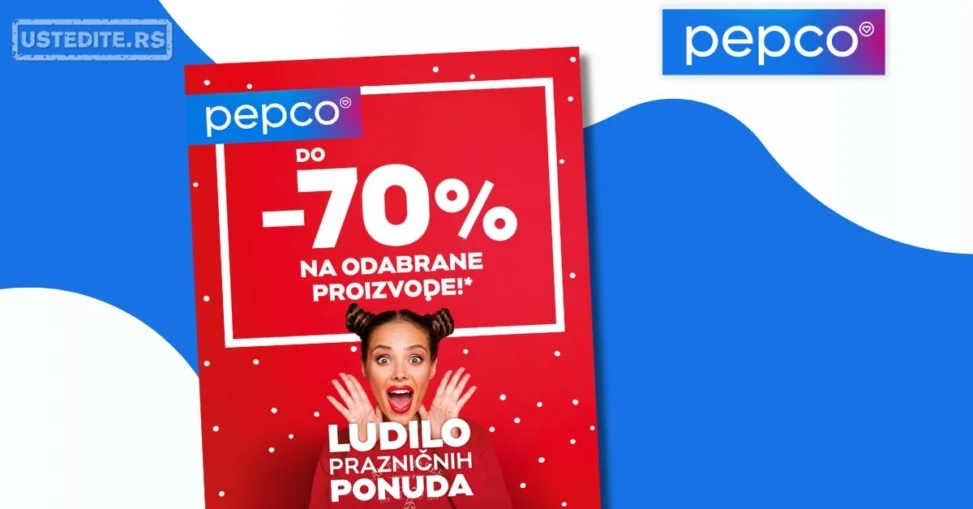 Pepco SNIŽENJE do 70% od 2.12.2025. do isteka zaliha