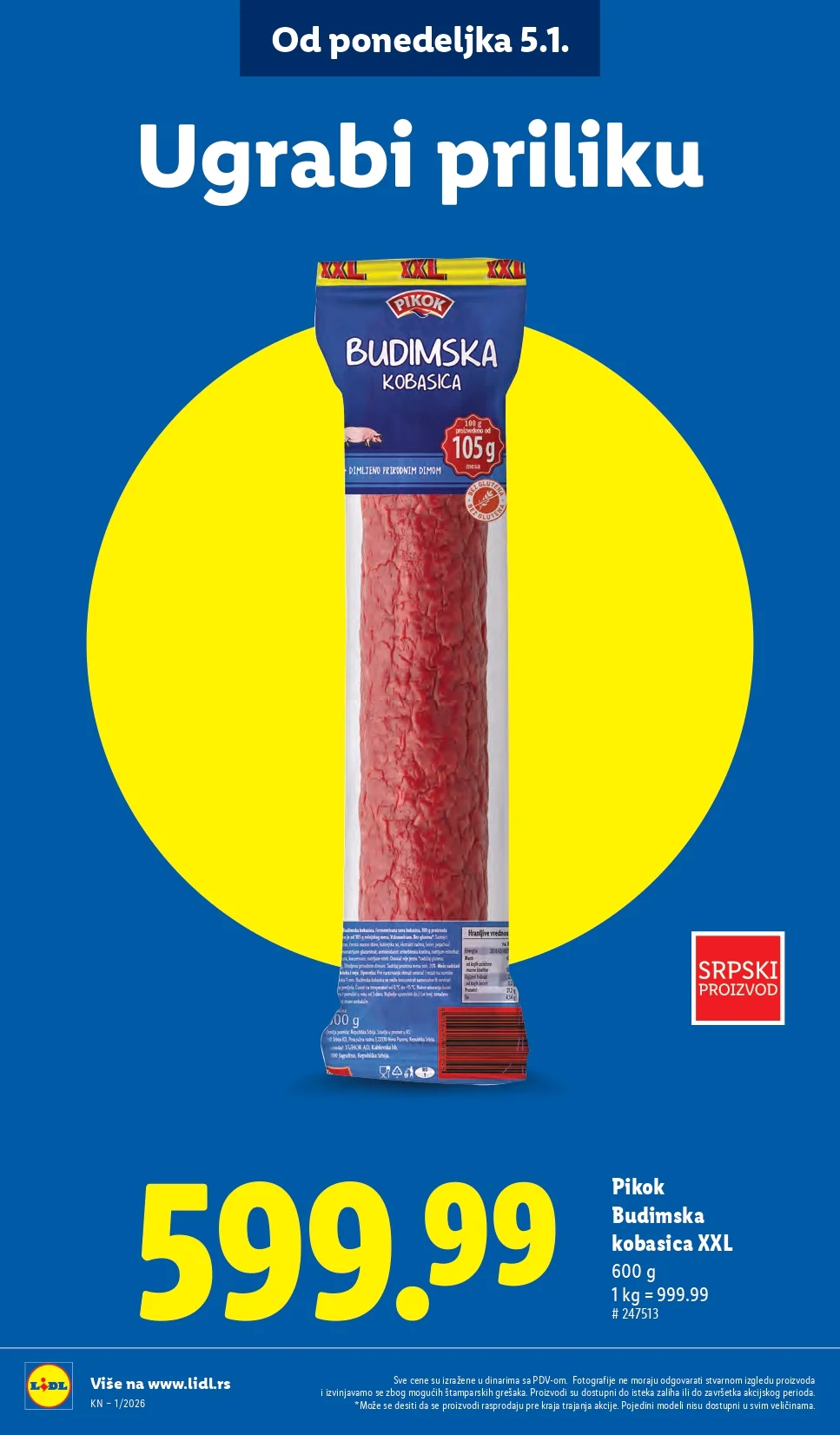 Lidl katalog 2-6.1.2026.
