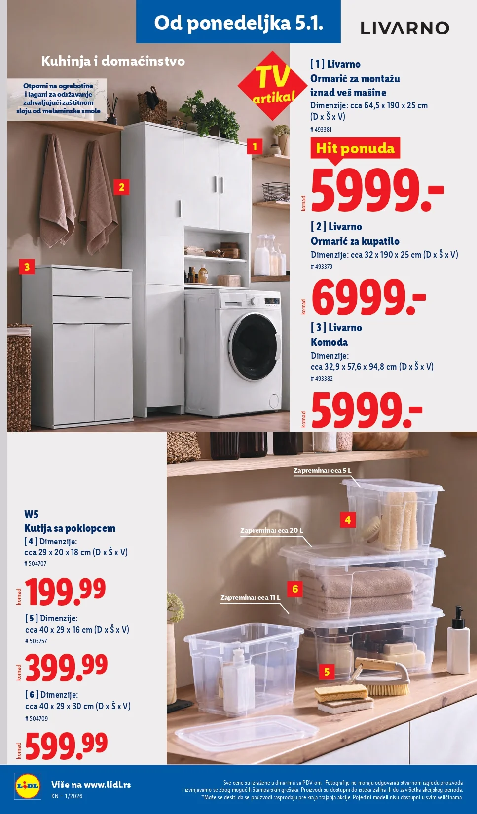 Lidl katalog 2-6.1.2026.
