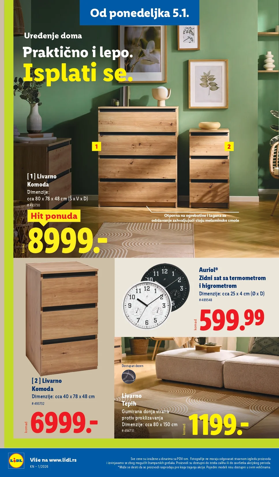 Lidl katalog 2-6.1.2026.