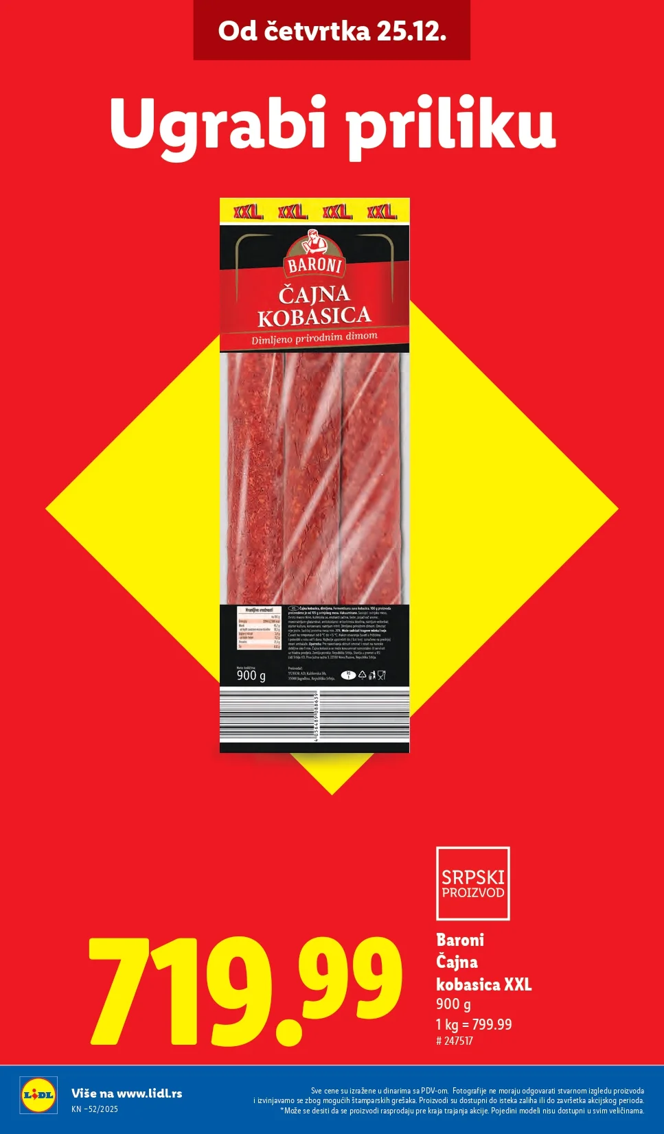 Lidl katalog 25-31.12.2025.