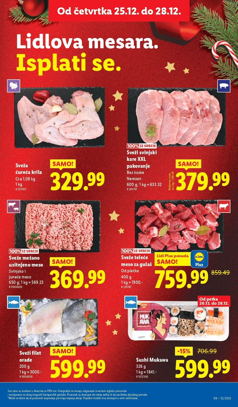 Lidl katalog 25-31.12.2025.