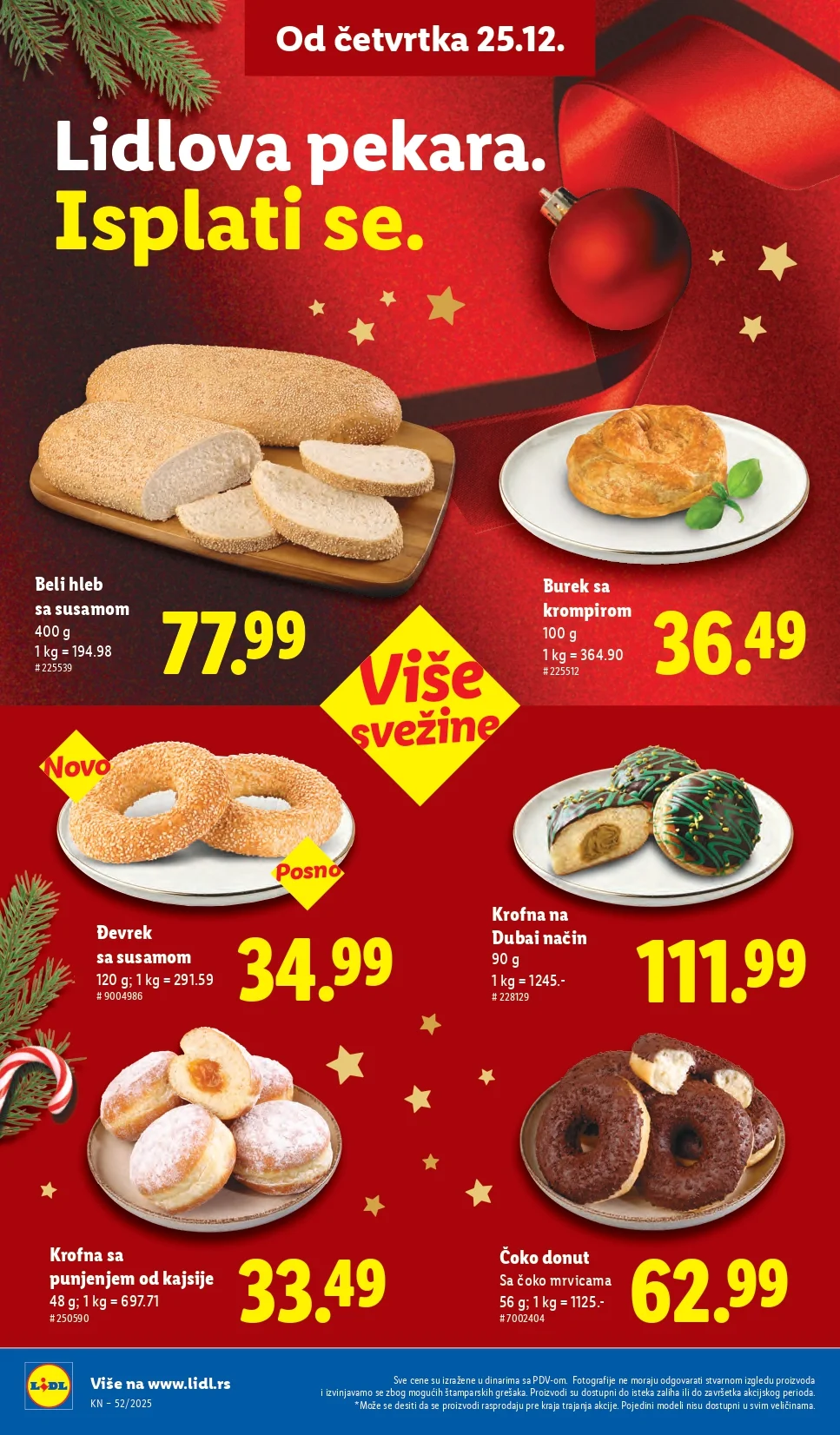 Lidl katalog 25-31.12.2025.