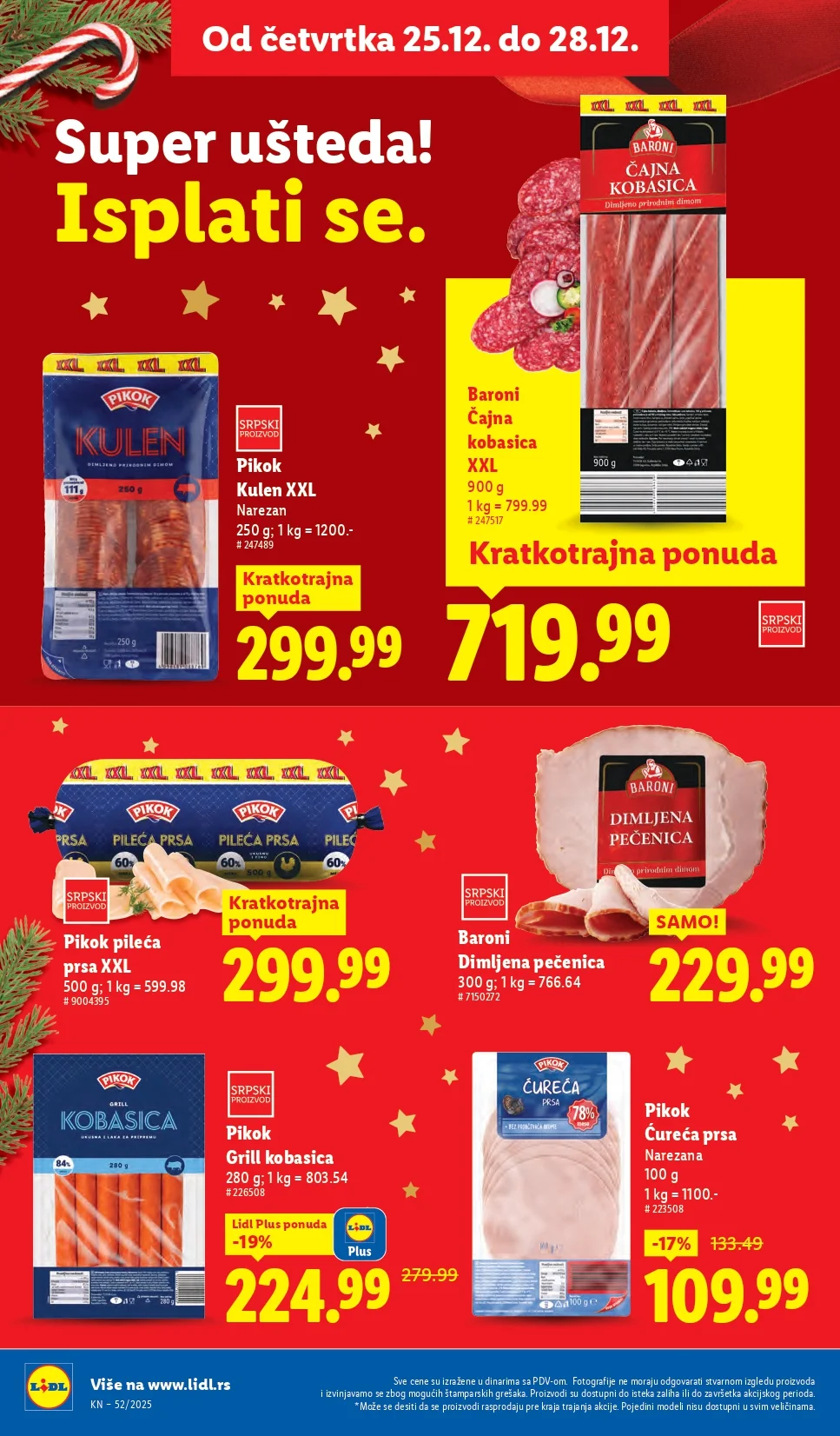 Lidl katalog 25-31.12.2025.