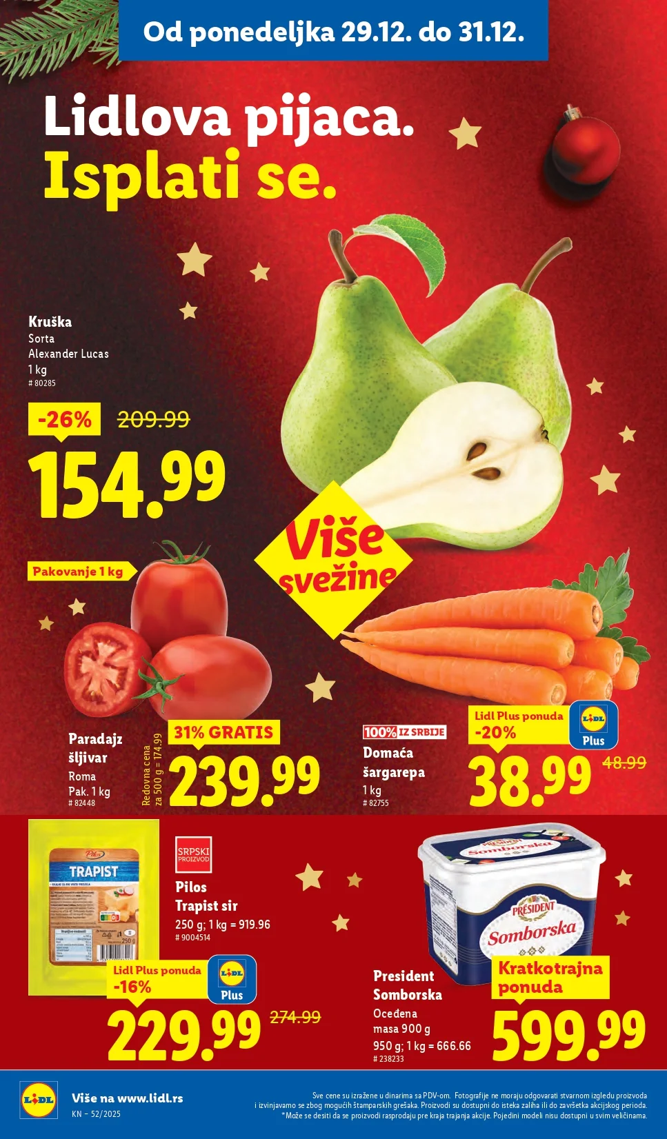 Lidl katalog 25-31.12.2025.