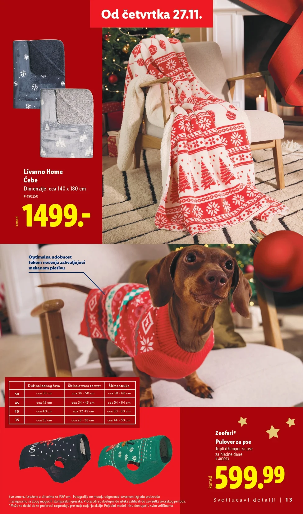 Lidl katalog praznična dekoracija i igračke – popusti od 27.11.2025
